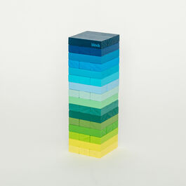 Gradient Tower Wooden Blocks Game